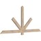 Ekena Millwork Kennewick Smooth Timber Gable Bracket, Douglas Fir, 72"W x 33"H x 1 1/2"D x 3 1/2"F, 11/12 Pitch GBW072X33X0204KEN00SDF - alternate 5